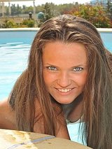 Anastasia Petrova beauty russian blue Bikini 01