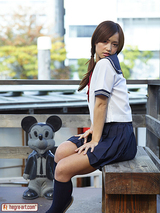 Mayuko Japanese School Uniform 00