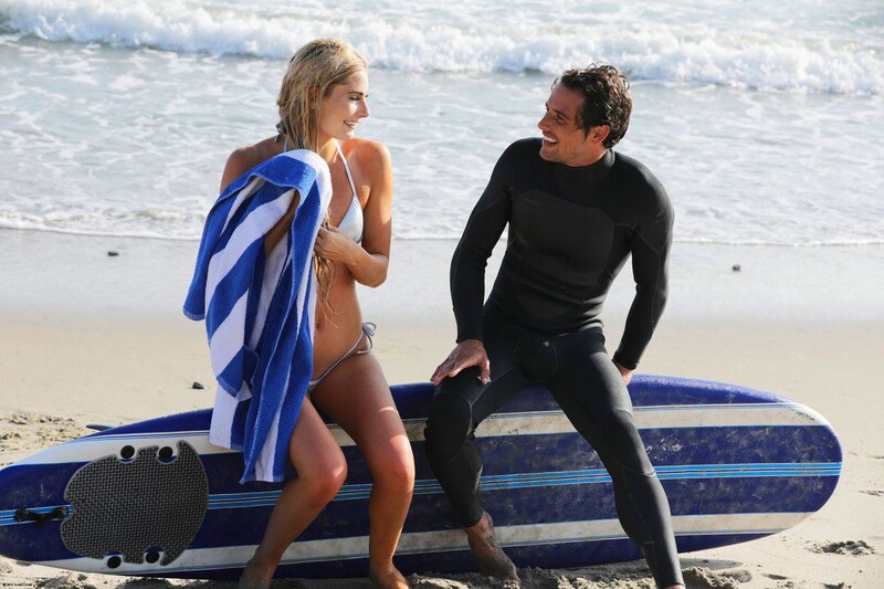 Blonde Kendall Pounds Tyler On Beach Lounger Session 00 1200 800